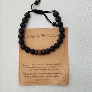 Black Lava Stone Bracelet